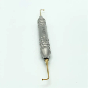 Elevador de periostio (raspador) de acero inoxidable reutilizable manual, mango hueco de 180 mm, doble extremo de 3 mm/3 mm - Product Image 2