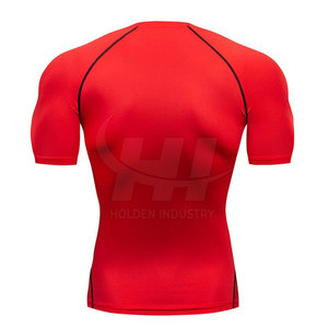 T-shirts de sport pour hommes, coupe confortable, légers, vêtements d'entraînement, logo personnalisé, vêtements de sport, Active Motion - Product Image 2