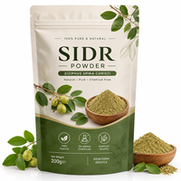 Poudre de feuilles de Sidr finement broyée 200g, qualité alimentaire, poudre de Sidr à base de plantes, adaptée aux préparations à base de plantes, fournisseur en gros d'Inde