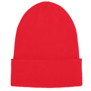Gorros de punto personalizados al por mayor, diseño superior, unisex, de color sólido, resistentes al viento, elásticos, suaves y cálidos. - Product Image 1