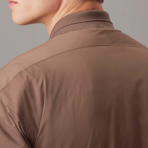 Chaqueta Bomber de Nylon con Logotipo Personalizado Bordado al por Mayor para Hombre, Invierno 2026, ODM, Chaqueta Casual de Lona, Gruesa, Térmica y a la Moda - Product Image 4