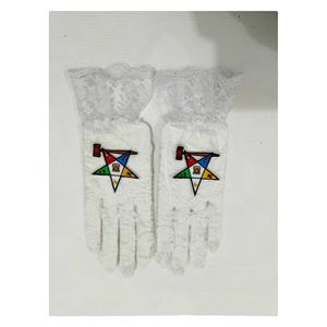 Venta al por mayor de calidad superior logotipo personalizado OES WM niños guantes cómodos colores sólidos con parches diseño único - Product Image 5