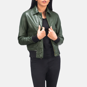 Women's <b>Long</b> Quilted Breathable Embroidery PU <b>Leather</b> Faux <b>Jacket</b> Comfortable Cozy Design Diamond <b>Leather</b> <b>Jackets</b> - Product Image 1