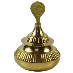 Z.HANDICRAFTS Jyoti Diya en laiton poli, design thème ange en matériau massif indien, pour la décoration festive de Diwali et la décoration intérieure - Product Image 2