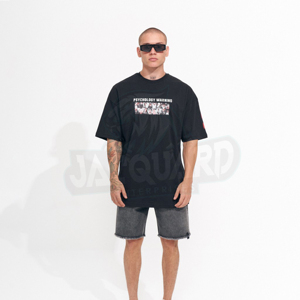 Good Quality Summer Fashion Oversized Graphic T Shirt <b>Men</b> Casual Hip Hop Streetwear Cotton Printed T Shirt - Product Image 2