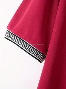 Polo de verano para hombre, camiseta de manga corta con logotipo personalizado, polos largos de peso pesado, polos para hombre - Product Image 2
