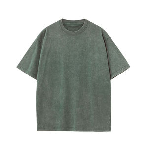 Service OEM T-shirts personnalisés Ringer délavés à l'acide 100% Coton Écologiques Respirants Légers Infroissables Séchage rapide Coupe classique - Product Image 2