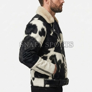 100% Breathable Cowhide <b>Leather</b> Motorbike <b>Jacket</b> For Men Made In Best Material Hair on <b>Leather</b> <b>Jackets</b> Available In Custom Colo - Product Image 3