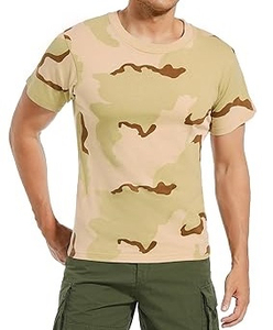 T-shirt en coton respirant à manches courtes pour homme, coupe ample, imprimé par transfert thermique, idéal pour la chasse et la randonnée – Nouvelle collection très prisée - Product Image 4