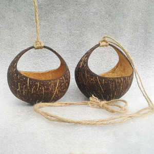 Succulent pot from natural coconut shells <b>large</b> planter pots boho vibe home decor planters - Product Image 6