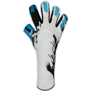 Gants de gardien de but de football personnalisables, respirants, en tissu tricoté PU, impression par sublimation, protection des doigts et du pouce, unisexe - Product Image 2