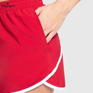 Shorts décontractés pour femmes à taille haute respirants en coton 100% coupe ajustée avec taille élastique - Product Image 4