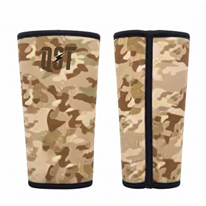 Genouillère de soutien haute performance légère et respirante en nylon et néoprène avec grip antidérapant pour haltérophilie unisexe - Product Image 3