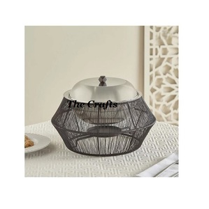 Plat de service en fer et acier au design unique, chauffe-plat de buffet avec calligraphie, chauffe-plat de service personnalisé OEM - Product Image 5
