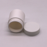 Bouteille en plastique HDPE de 50 ml avec bouchon à vis, couleur personnalisée, étiquette privée, pour pilules, capsules, gommes, comprimés