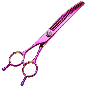 Ciseaux de coiffure professionnels en acier inoxydable pour démêlage, ciseaux de barbier pour droitiers, ciseaux de toilettage pour animaux de compagnie - Product Image 5