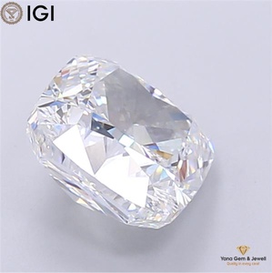Diamant de laboratoire CVD 4,01 carats, clarté VVS1, couleur D, taille coussin, certifié IGI pour bague de mariage personnalisée ou cadeau - Product Image 4