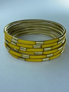 Premium Quality <b>Resin</b> and Brass Bangles for Women Elegant Ethnic Jewelry for Party and Gift Use Available At Best Market Price - Product Image 6