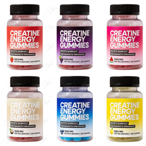 Permen Kreatin <span class=keywords><strong>Raspberry</strong></span> Kustom Bebas Gula OEM ODM Label Pribadi Nutrisi Olahraga Energi Permen Kreatin Monohidrat - Product Image 3