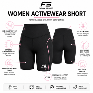 <b>Women's</b> Yoga & Gym Fitness Breathable High Waist Skinny Fit Spandex/Nylon Running <b>Shorts</b> Private Label Manufacturer - Product Image 5