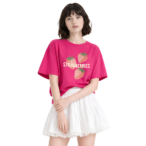 T-shirt Unisex Premium Personalizzata in <span class=keywords><strong>Cotone</strong></span> 100% Lavorato a Maglia, Stile Coreano, Casual Quotidiano, <span class=keywords><strong>Tinta</strong></span> <span class=keywords><strong>Unita</strong></span>, Girocollo, Mezza Manica, Vestibilità Ampia - Product Image 3