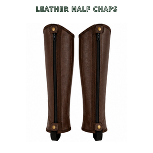 Polainas de Cuero Premium para Montar a Caballo, Protección Ecuestre para Piernas, Equipo de Entrenamiento para Hombres y Mujeres - Product Image 3