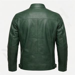 Veste de moto en cuir véritable pour homme de qualité supérieure, nouvelle arrivée, vestes de moto d'hiver, protections amovibles, personnalisables - Product Image 2