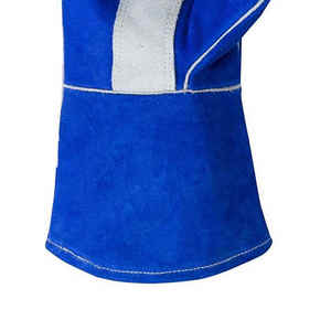 Guantes de Soldadura MIG TIG de 14 Pulgadas con Palma Reforzada de Cuero, Resistentes a Altas Temperaturas y Llamas - Product Image 5