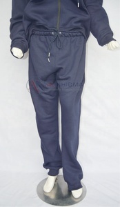 Ensemble de survêtement personnalisé bleu marine 100 % coton biologique à séchage rapide, vêtements de sport athlétiques, fabricant de survêtements de jogging, vente en gros, marque privée - Product Image 4