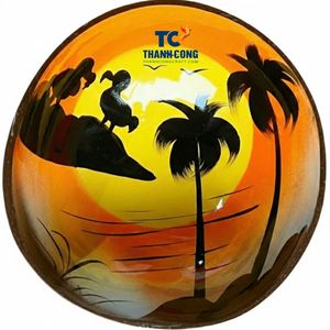 Cuencos de Coco Pulidos con Diseño de Pájaro Dodo, Ecológicos, de Venta Superior, Precio Mayorista Bajo, Alta Rentabilidad para Mercados Insulares - Product Image 1