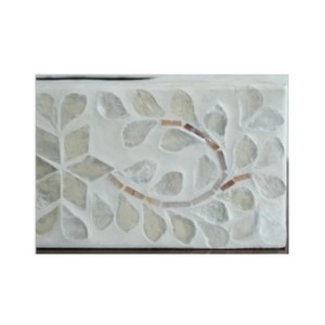Caja de pañuelos rectangular de alta gama con incrustaciones de nácar y madera hecha a mano para decoración del hogar - Product Image 3