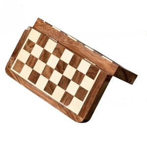 ILAHI's Eco-Friendly Rustic Polished Rectangle <b>Chess</b> <b>Board</b> Game 100% Handmade Pure Wood Animal/Love Style Customized Size <b>Chess</b> - Product Image 2