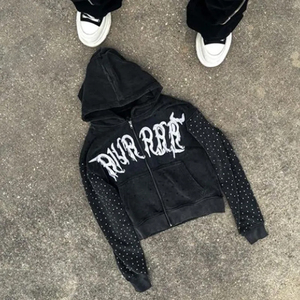 Hoodies d'hiver personnalisés en coton uni surdimensionnés, à broder, pour hommes, pull-over unisexe, grandes tailles, en gros - Product Image 3