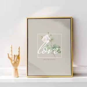 Exclusive Metal Glass Photo <b>Frame</b> Premium Designer <b>Picture</b> Holder Decorative <b>Frame</b> Stylish Desktop Home Decor Accessory - Product Image 1