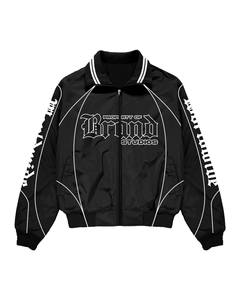 Conjunto Deportivo de Dos Piezas con Diseño de Logotipo Personalizado, Chaqueta Cortavientos con Efecto Arrugado, 100% Poliéster, Transpirable, para Hombre, Venta al Por Mayor - Product Image 4