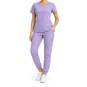 Nouveaux designs de blouses médicales pour infirmières avec poches, vente en gros, fournisseur d'usine, uniformes d'hôpital, service OEM - Product Image 1