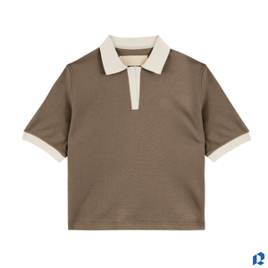 <b>Mens</b> Export Quality Knitted Embroidered for ODM Bulk Order 100% Cotton Wholesale Solid Front Formal Short Sleeve Factory Direct - Product Image 2