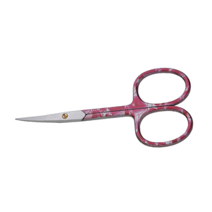 Ciseaux à barbe en acier inoxydable pour la coupe des poils du visage, des sourcils et des poils du nez, ciseaux de coiffure avec logo et couleur personnalisés - Product Image 1