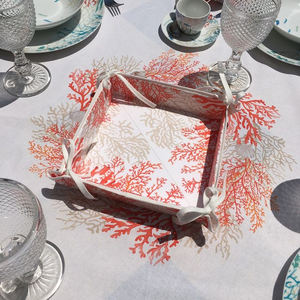 Panier à pain en coton doux, design tendance, exportateur indien, lavable, pour la table - Product Image 2