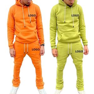 ชุดวอร์มสองชิ้นสำหรับ100% ผู้ชายชุดวอร์มผ้าฝ้ายทรงสลิมฟิตสำหรับฤดูหนาวชุดวอร์มแบบเรียงซ้อน2025 - Product Image 4