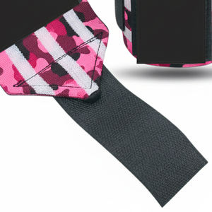 Bandes de poignet de camouflage pour haltérophilie, support de poignet réglable pour tractions, bandes de poignet pour powerlifting et musculation - Product Image 4