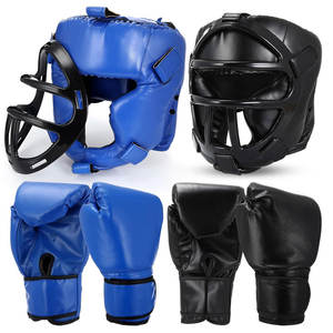 Juego de 2 Protectores de Cabeza de Boxeo Premium y Guantes de 10 oz para Adultos, Protector Facial Completo y Guantes de Entrenamiento para Boxeo y Muay Thai - Product Image 2