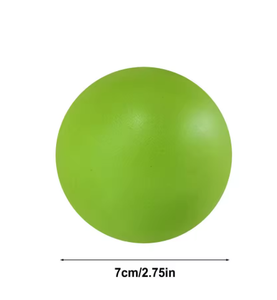 Ballon de médecine jaune en EPP 7 cm anti-éclatement pour l'exercice et le fitness - Product Image 6