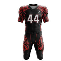 Uniforme de football américain en polyester haute performance, design léger et respirant, parfait pour les entraînements, les matchs et les sports d'équipe