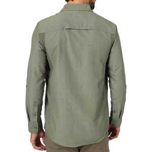 Chemise de pêche à manches longues boutonnée pour homme, UPF 30, chemise tactique de chasse ventilée - Product Image 2