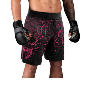 Shorts d'entraînement MMA et de boxe unisexes, légers, à séchage rapide, en tissu extensible mélange de spandex, durables et respirants - Product Image 1
