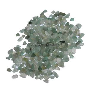 Vente en gros de copeaux d'agate verte |   Pierres précieuses naturelles polies en vrac pour la décoration intérieure Feng Shui et les fournitures d'artisanat 5-15 mm - Product Image 1