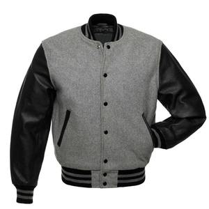 2025 Style Custom Varsity Jacket for <b>Men</b> Wool Varsity Jackets Wholesale Letterman Jacket with Leather Sleeves - Product Image 4