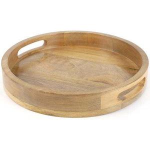 Bandeja circular de madera premium, ecológica, ideal para servir té y frutos secos - Product Image 5
