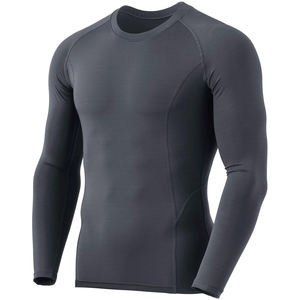Customized Long Sleeve Compression <b>Shirt</b> with Logo Sports Training Fitness Workout <b>Men's</b> <b>Shirts</b> Athletic Performance Wear <b>Shirts</b> - Product Image 1